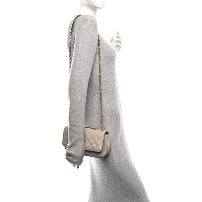Versace Nappa Quilted Medusa Medium Chain Crossbody Taupe 2 of 10