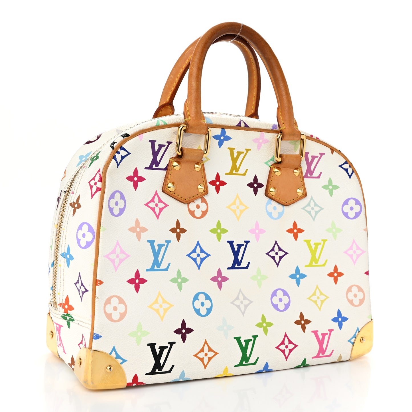 Monogram Multicolor Trouville White