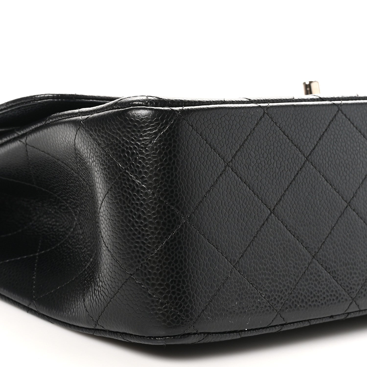 Chanel Caviar Quilted Jumbo Double Flap Black 9 of 10