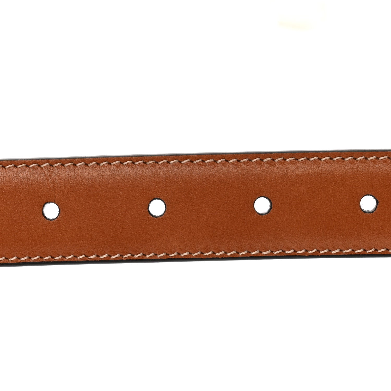 Celine Natural Calfskin Medium 25mm Triomphe Belt 90 36 Tan 5 of 7