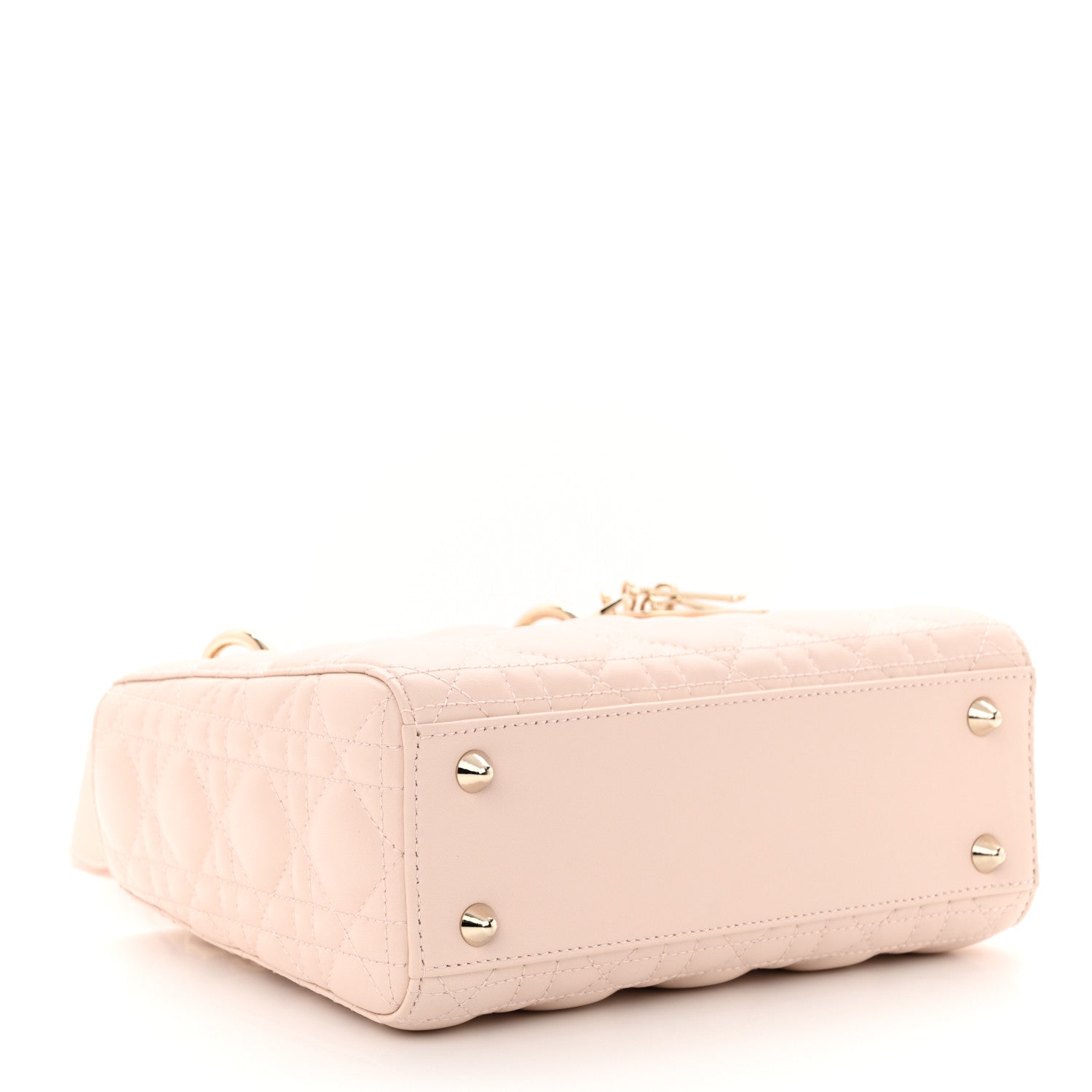 Christian Dior Lambskin Cannage Small My ABCDior Lady Dior Light Pink 4 of 12