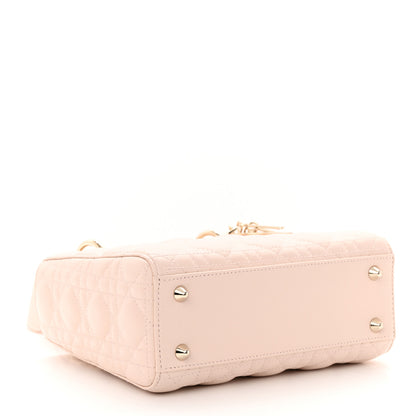 Christian Dior Lambskin Cannage Small My ABCDior Lady Dior Light Pink 4 of 12