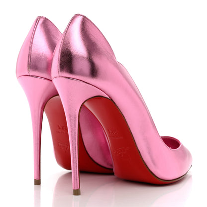 Christian Louboutin Metallic Calfskin Hot Chick 100 Pumps 38.5 Pink 4 of 7