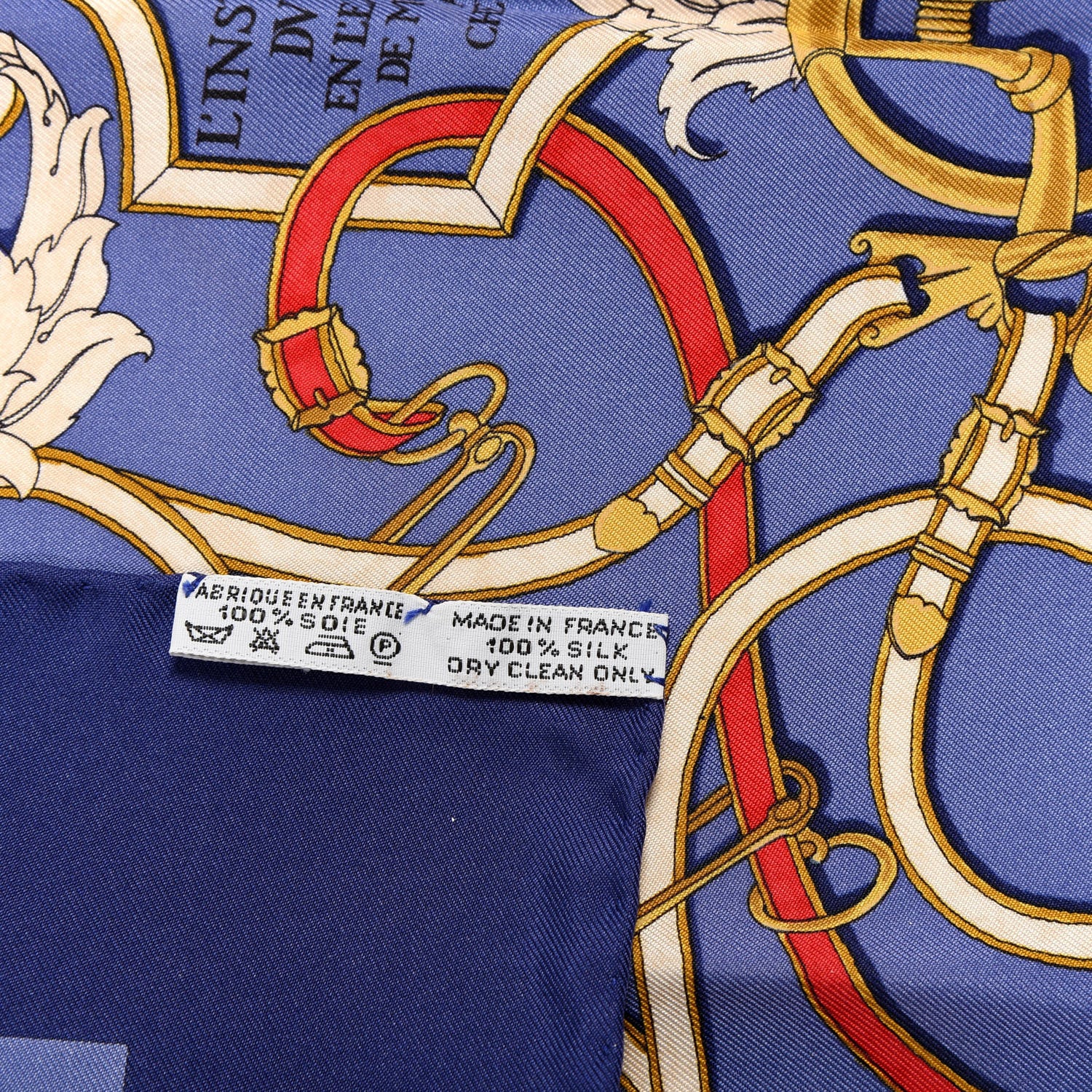 Hermes Silk L'Instruction Du Roy Scarf 45 3 of 4