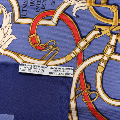 Hermes Silk L'Instruction Du Roy Scarf 45 3 of 4