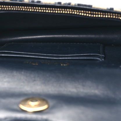 Christian Dior Oblique Saddle Belt Bag Blue 4 of 14