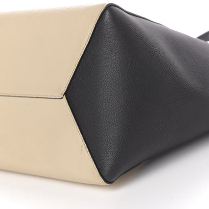 Louis Vuitton Calfskin Lockme Go Tote Black Vanilla 14 of 18