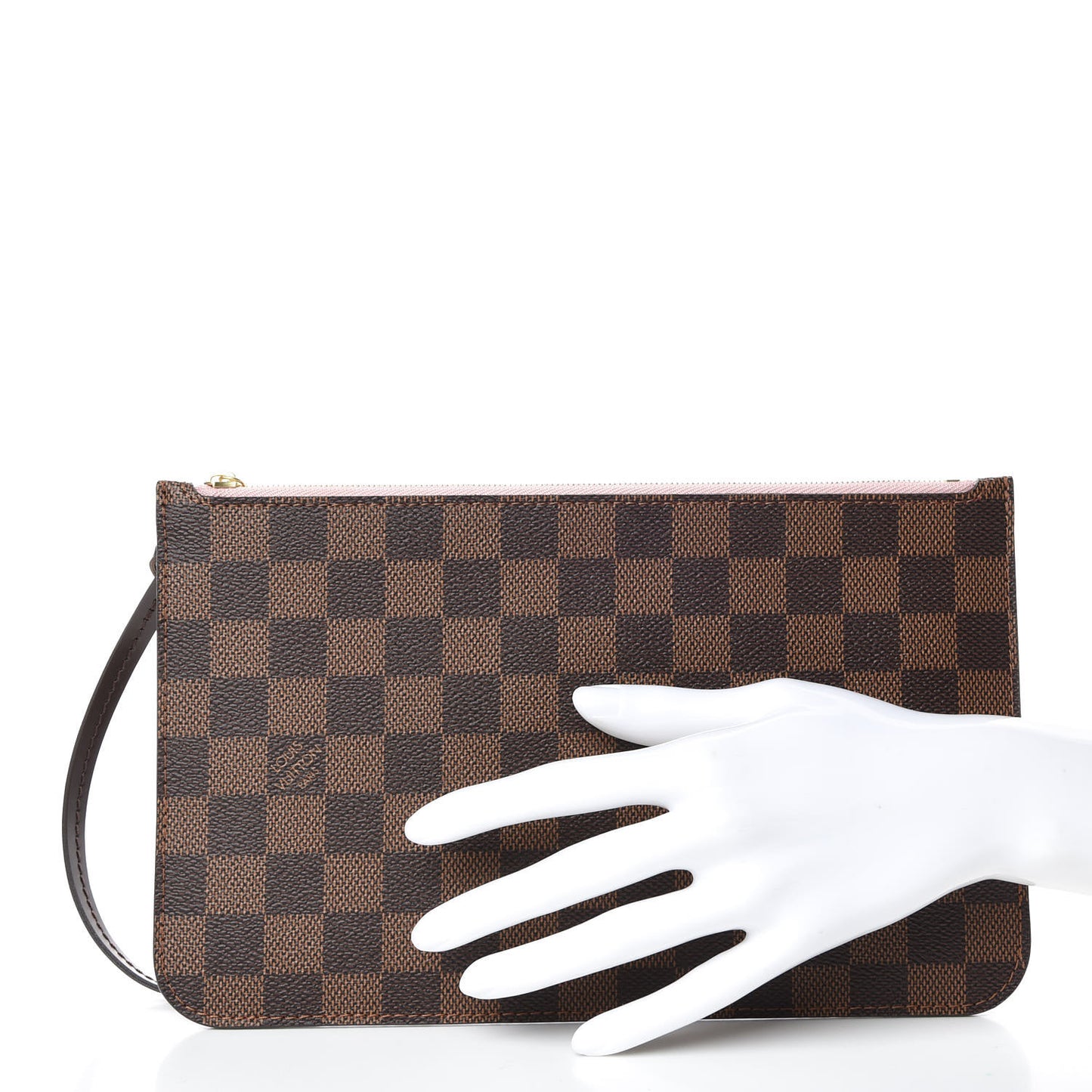 Damier Ebene Neverfull MM GM Pochette Rose Ballerine
