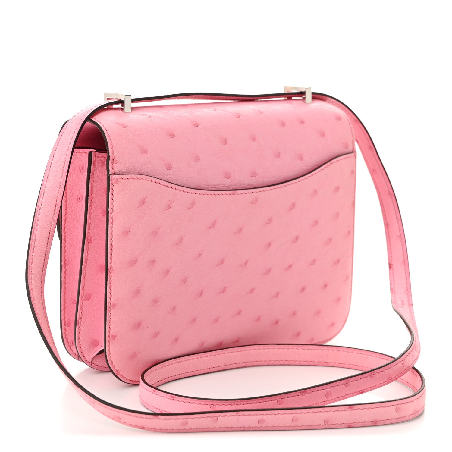 Hermes Ostrich Constance 18 Bubblegum 1763015 – FASHIONPHILE