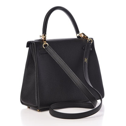 Hermes Togo Kelly Retourne 25 Black 4 of 40