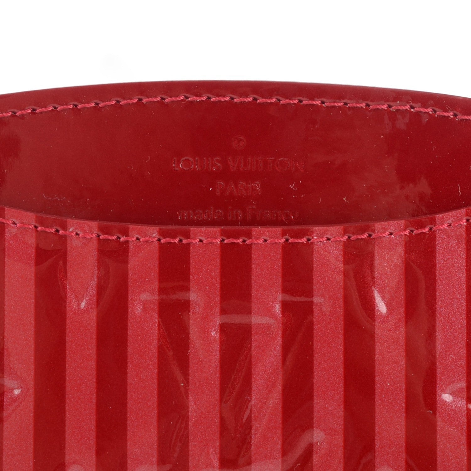 Louis Vuitton Vernis Rayures Mirror Case Pomme D'Amour 4 of 6