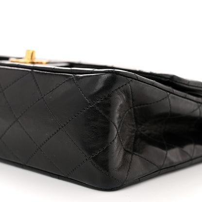 Chanel Lambskin Quilted Medium Double Flap Black 9 of 13