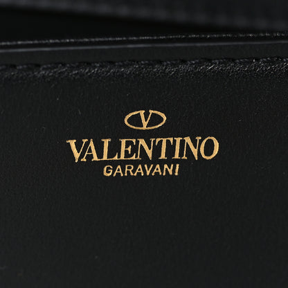 Valentino Garavani Calfskin Vlogo Loco Shoulder Bag Black 6 of 8