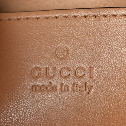 Gucci Calfskin Matelasse Aria Small GG Marmont Chain Shoulder Bag Camelia 6 of 12