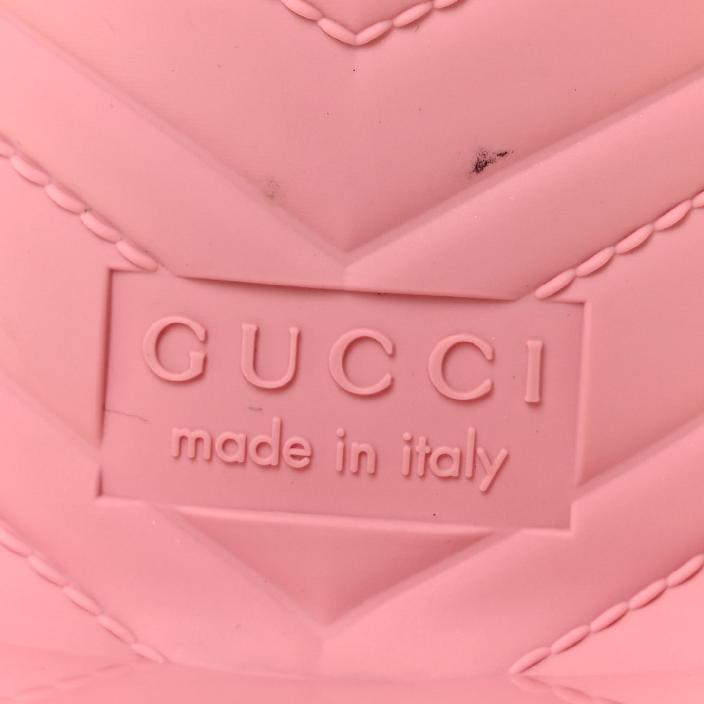 Rubber Gucci Logo Womens Platform 20/60mm Slide Sandals 37 Wild Rose