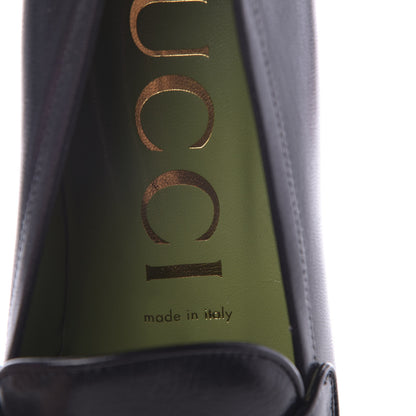 Gucci Goatskin Houdan Platform Loafers 41 Black 6 of 9