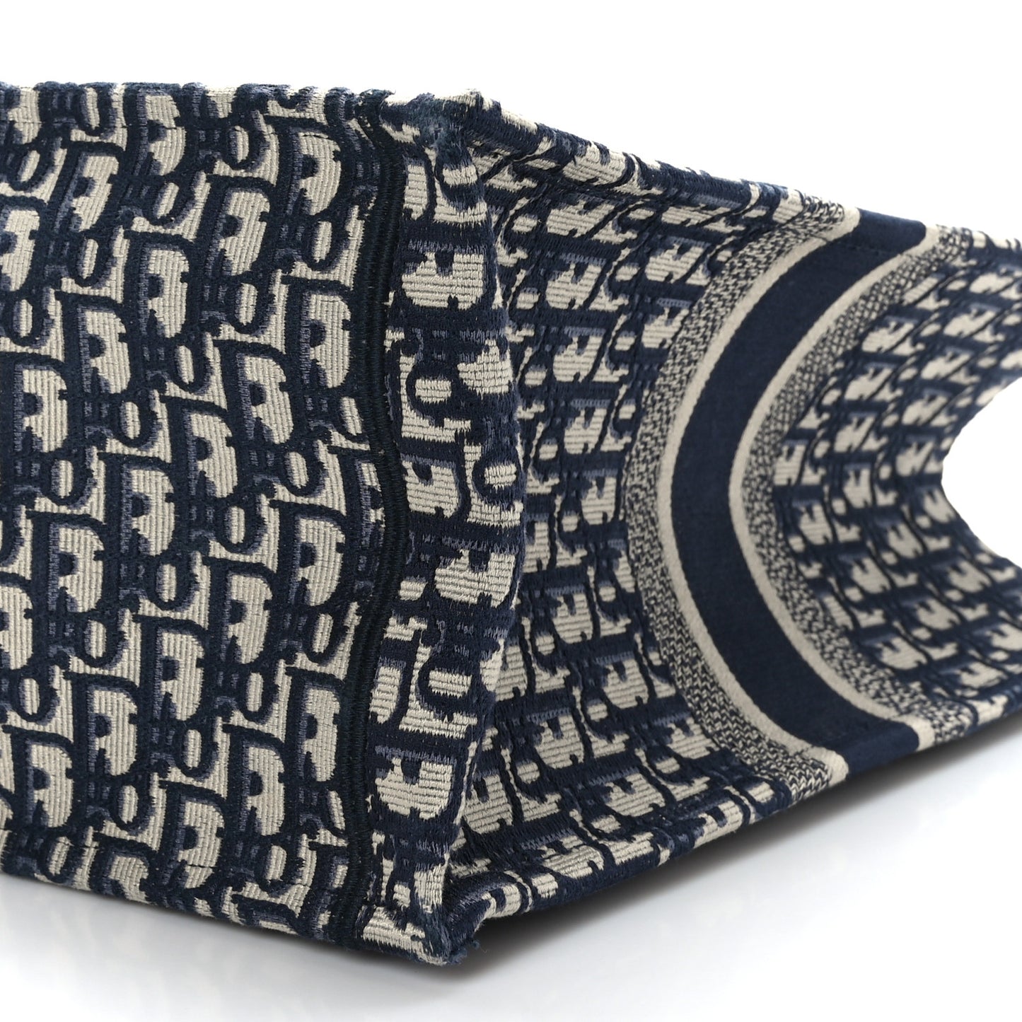 Oblique Large Book Tote Blue Multicolor