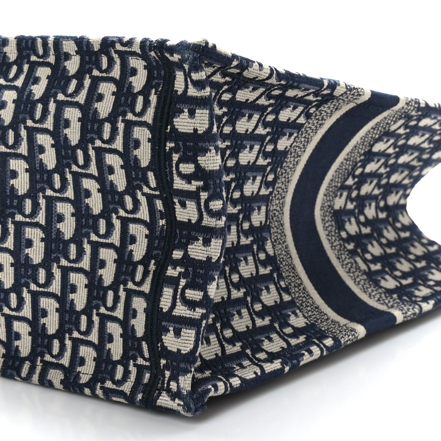 Christian Dior Oblique Large Book Tote Blue Multicolor 9 of 9