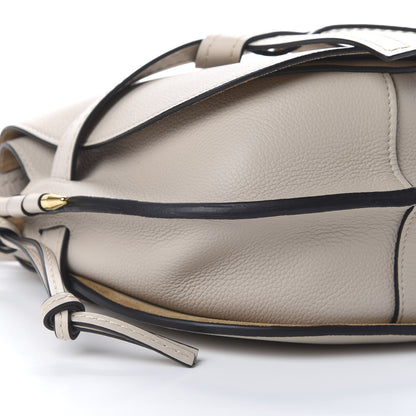 Loewe Grained Calfskin Small Gate Crossbody Bag Light Oat 8 of 9