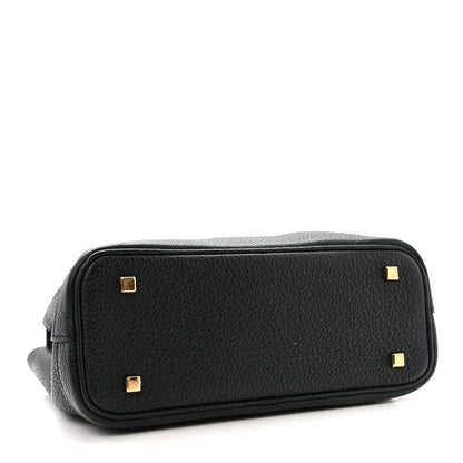 Moynat Taurillon Blush Calfskin Gabby BB Black 4 of 11