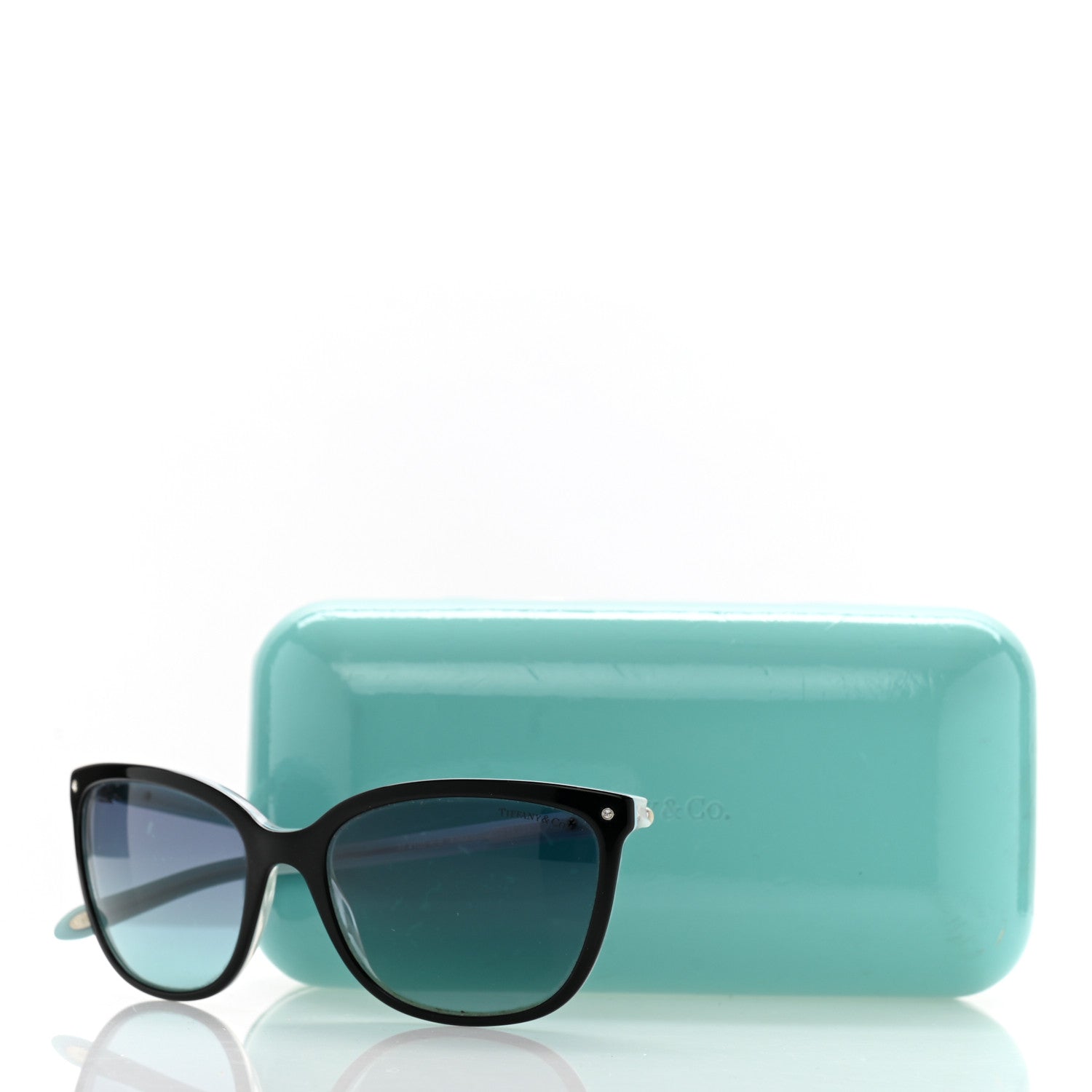 Tiffany Crystal Pearl TF4105-H-B Sunglasses Black Blue 8 of 8