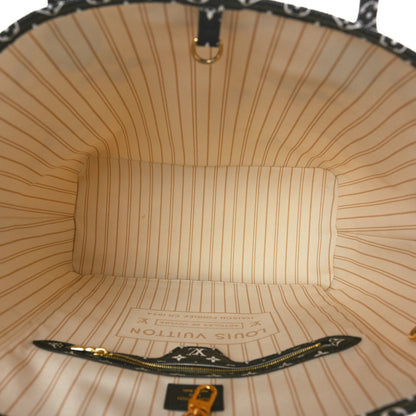 Louis Vuitton Monogram Giant Jungle Neverfull MM Ivory 5 of 9