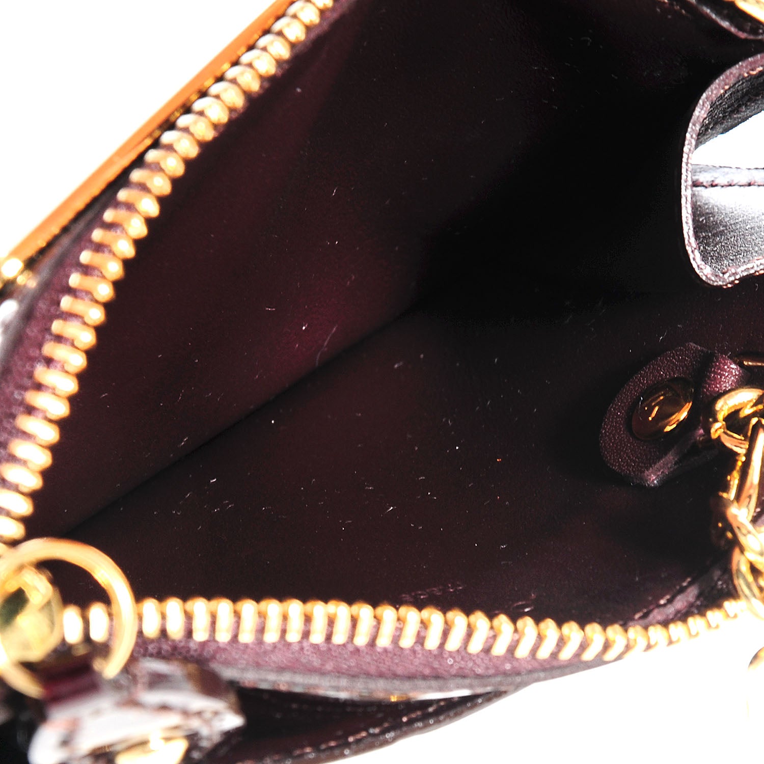 Louis Vuitton Vernis Key Pouch Amarante 5 of 8