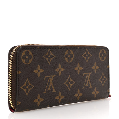 Louis Vuitton Monogram Clemence Wallet Fuchsia 3 of 9