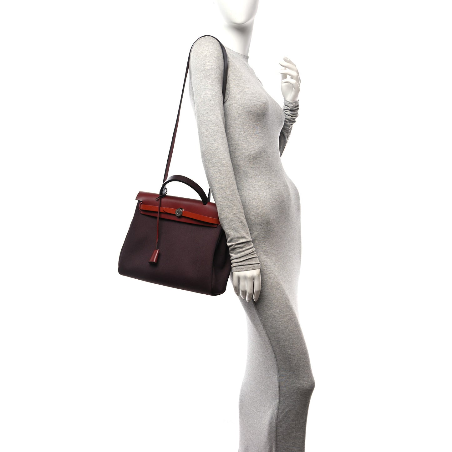 Military Toile Vache Hunter Herbag Zip 31 PM Chocolate Rouge H Cuivre
