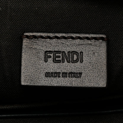 Fendi X SARAH COLEMAN Vitello Grace Light Micro FF Vertigo Embossed Flat Clutch Maya Black 7 of 8