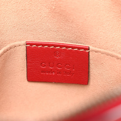 Gucci Calfskin Matelasse GG Marmont Belt Bag 95 38 Hibiscus Red 6 of 12