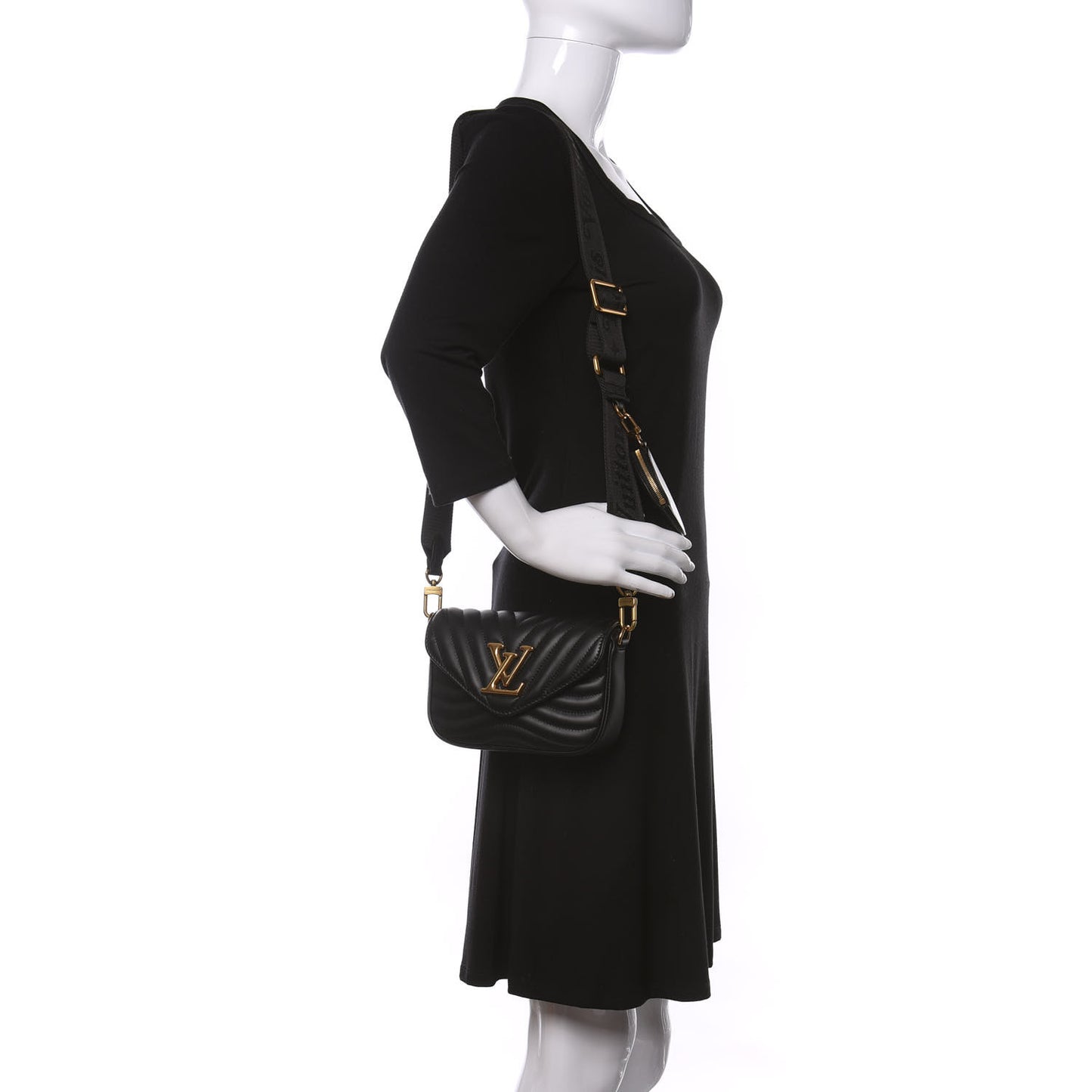 Calfskin New Wave Multi Pochette Black
