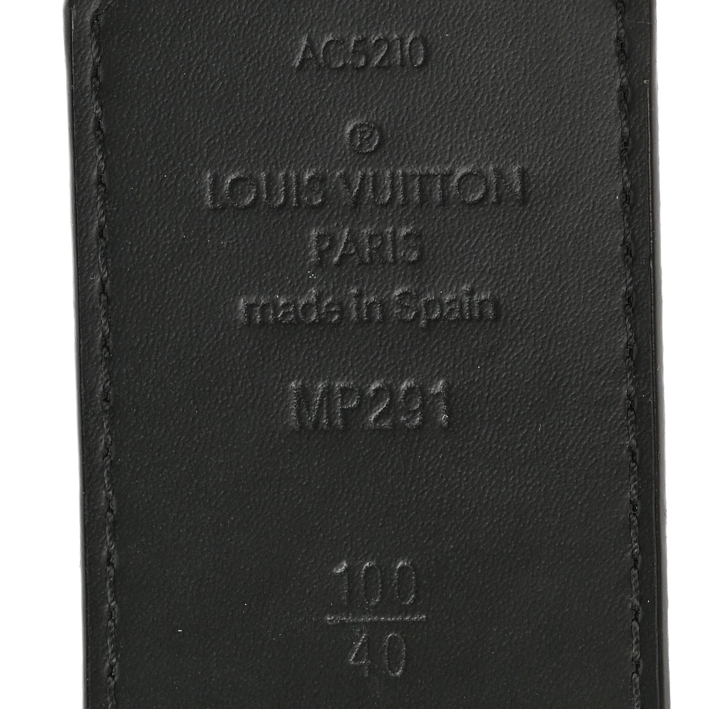 Calfskin Monogram 40mm LV Friends Belt 100 40 Black