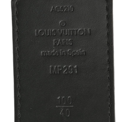 Louis Vuitton Calfskin Monogram 40mm LV Friends Belt 100 40 Black 5 of 6