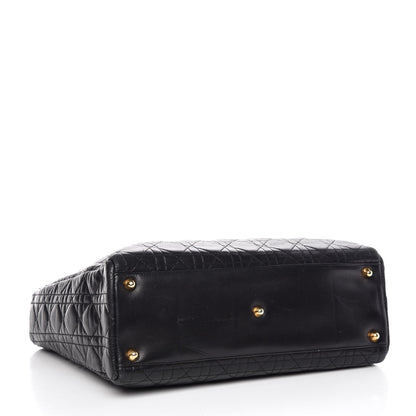 Christian Dior Lambskin Cannage Large Lady Dior Black 4 of 10
