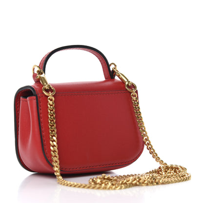Valentino Garavani Calfskin Mini Supervee Crossbody Bag Rouge Pur 3 of 7