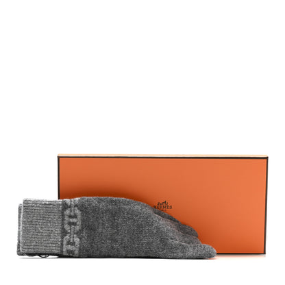 Hermes Cashmere Heaven Gloves S Charbon Flanelle 4 of 4