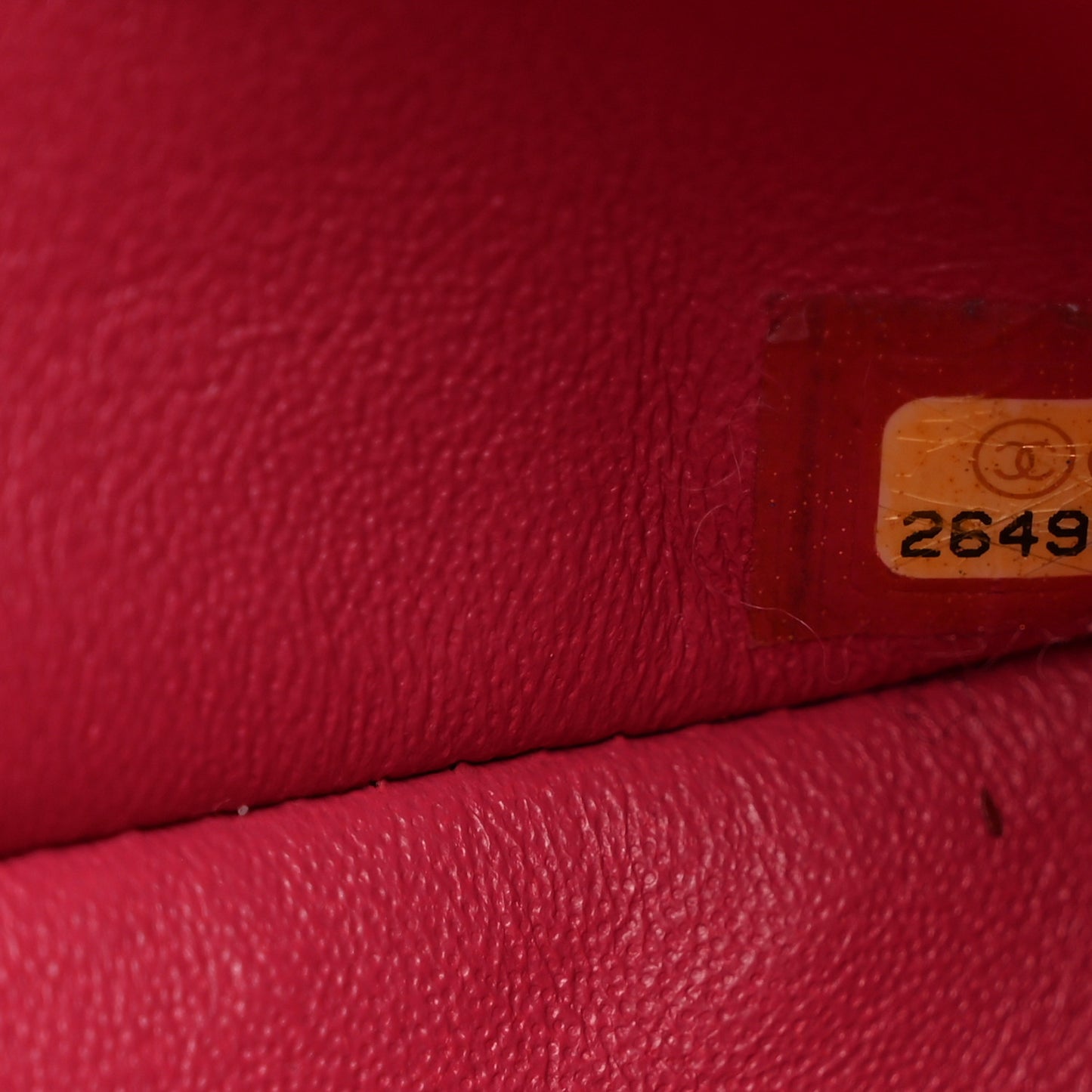 Caviar Quilted Medium Double Flap Dark Red