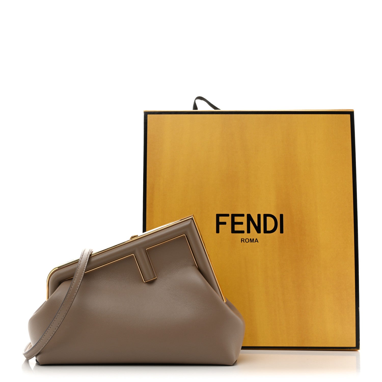 Fendi Shiny Nappa Small Fendi First Dove Gray 13 of 13