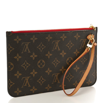 Louis Vuitton Monogram Neverfull MM GM Pochette Cherry 3 of 8