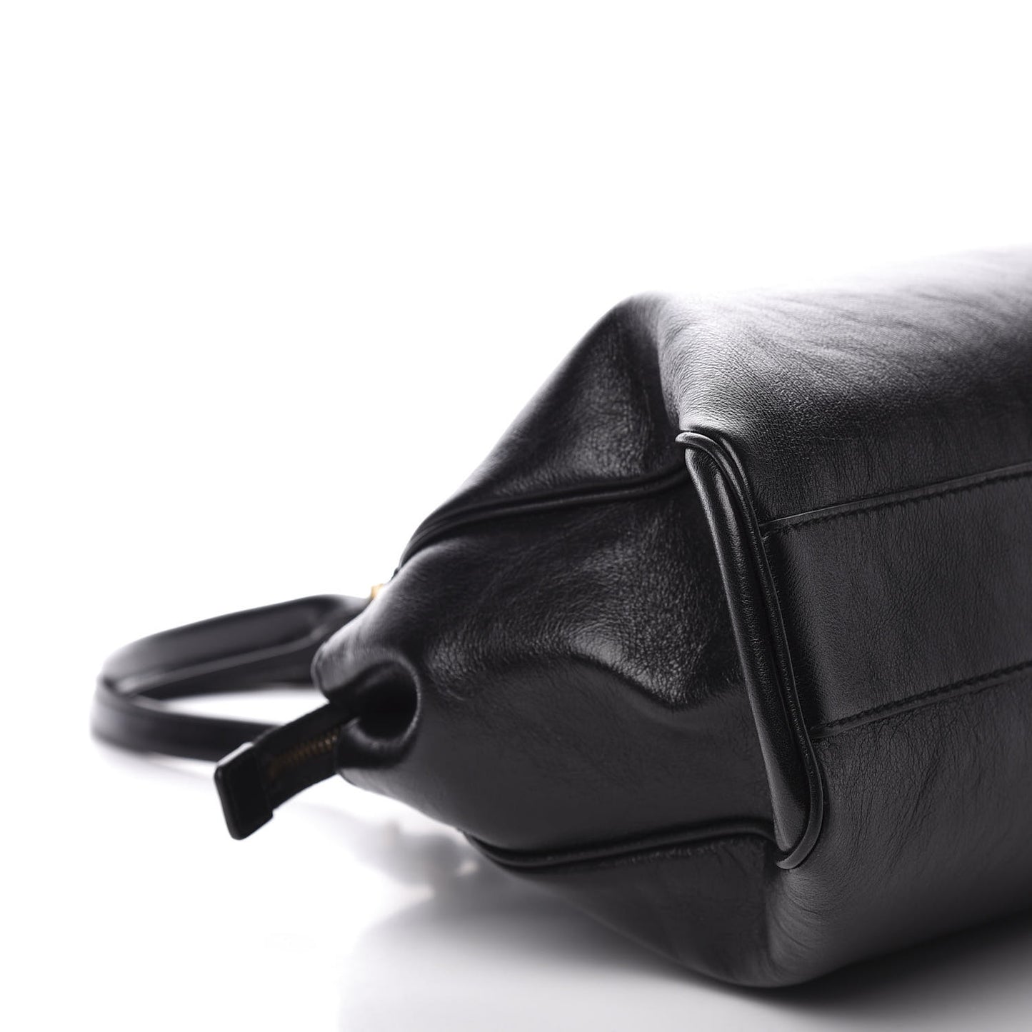 Calfskin Large Re(Belle) Top Handle Bag Black