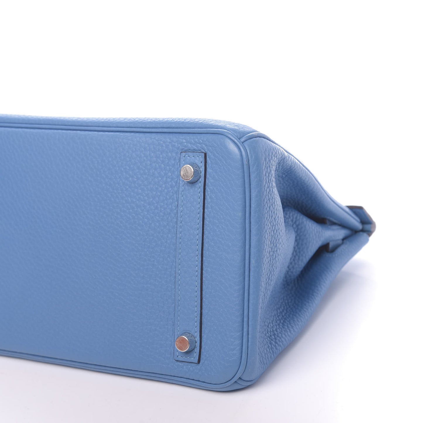 Taurillon Clemence Birkin 30 Bleu Paradis