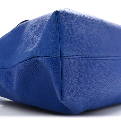 Burberry Grainy Calfskin Medium Baynard Tote Brilliant Blue 9 of 14