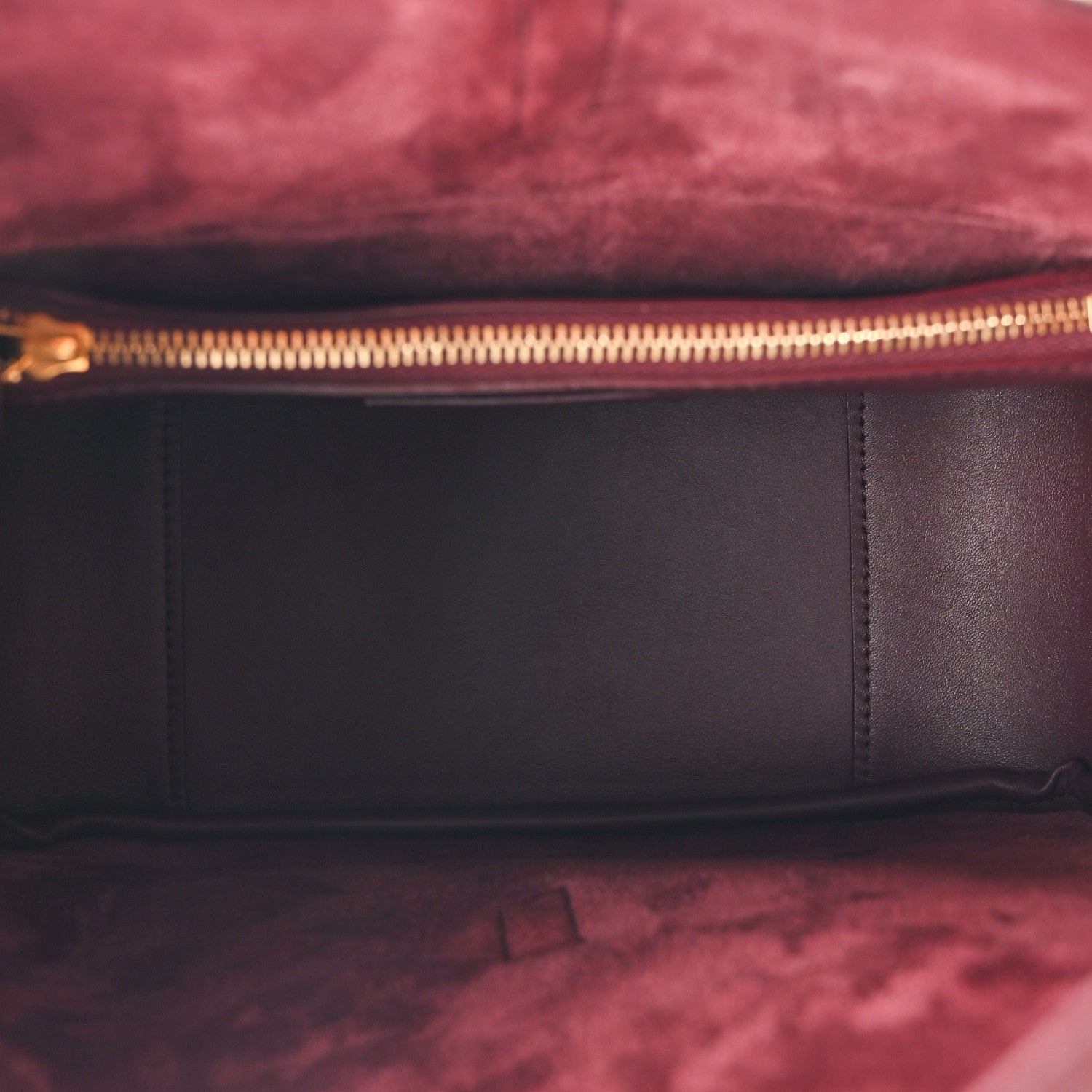 Saint Laurent Smooth Calfskin Small Le 5 A 7 Soft Hobo Rouge Legion 5 of 10