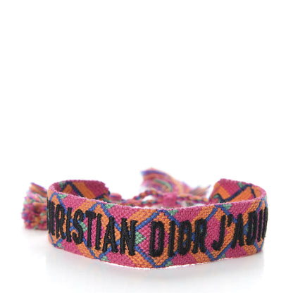 Christian Dior Woven Cotton J'Adior Friendship Bracelet Set Multicolor 5 of 6