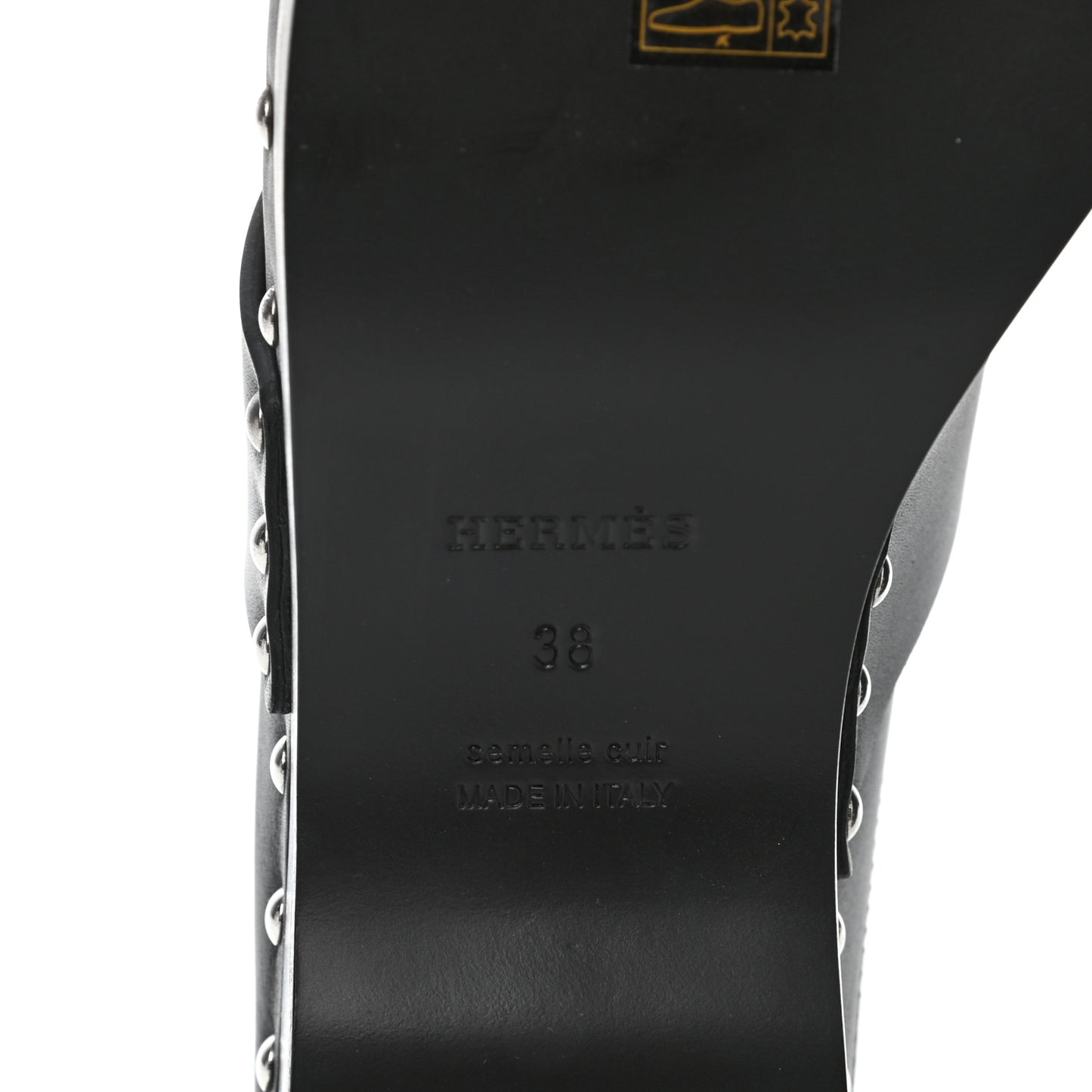 Calfskin Calya Mules 38 Black