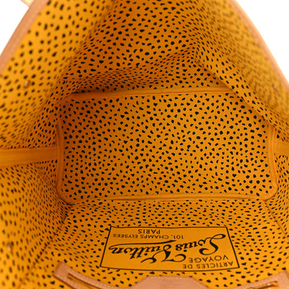 Louis Vuitton Monogram Kusama Waves Neverfull MM Yellow 5 of 9