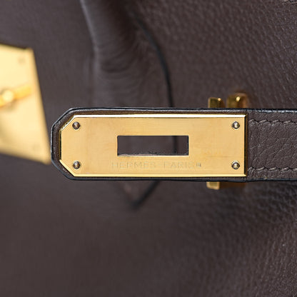 Hermes Taurillon Clemence Birkin 30 Ebene 17 of 32