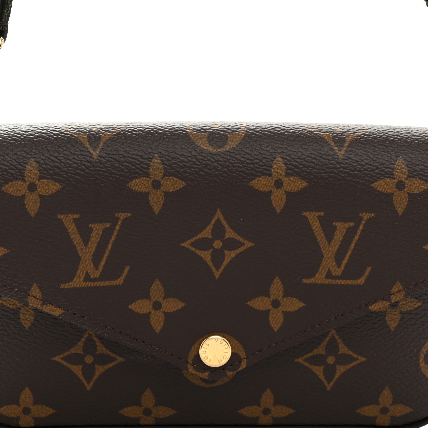 Louis Vuitton Monogram Felicie Strap & Go Kaki 8 of 10
