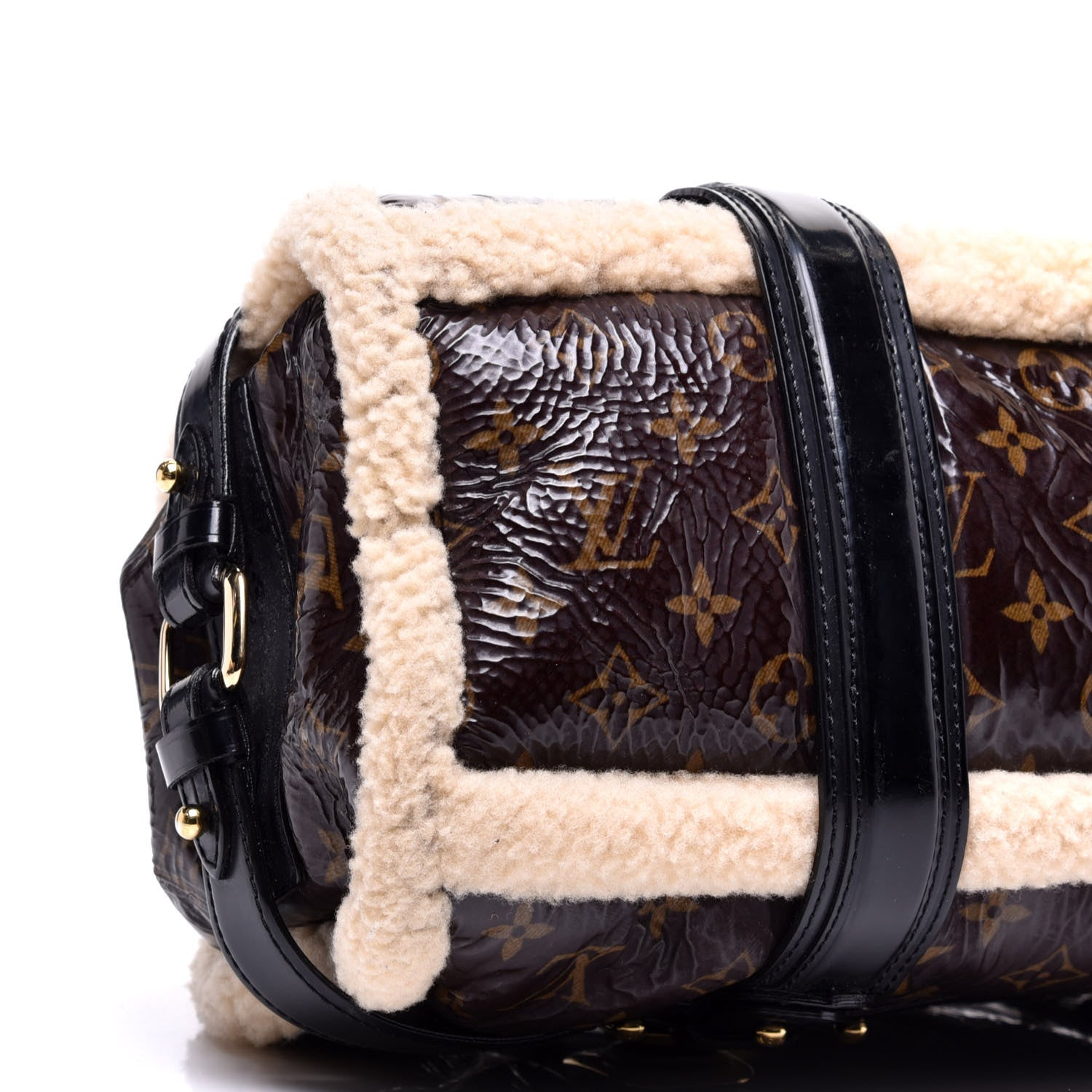 Louis Vuitton Monogram Shearling Storm Bag 12 of 14